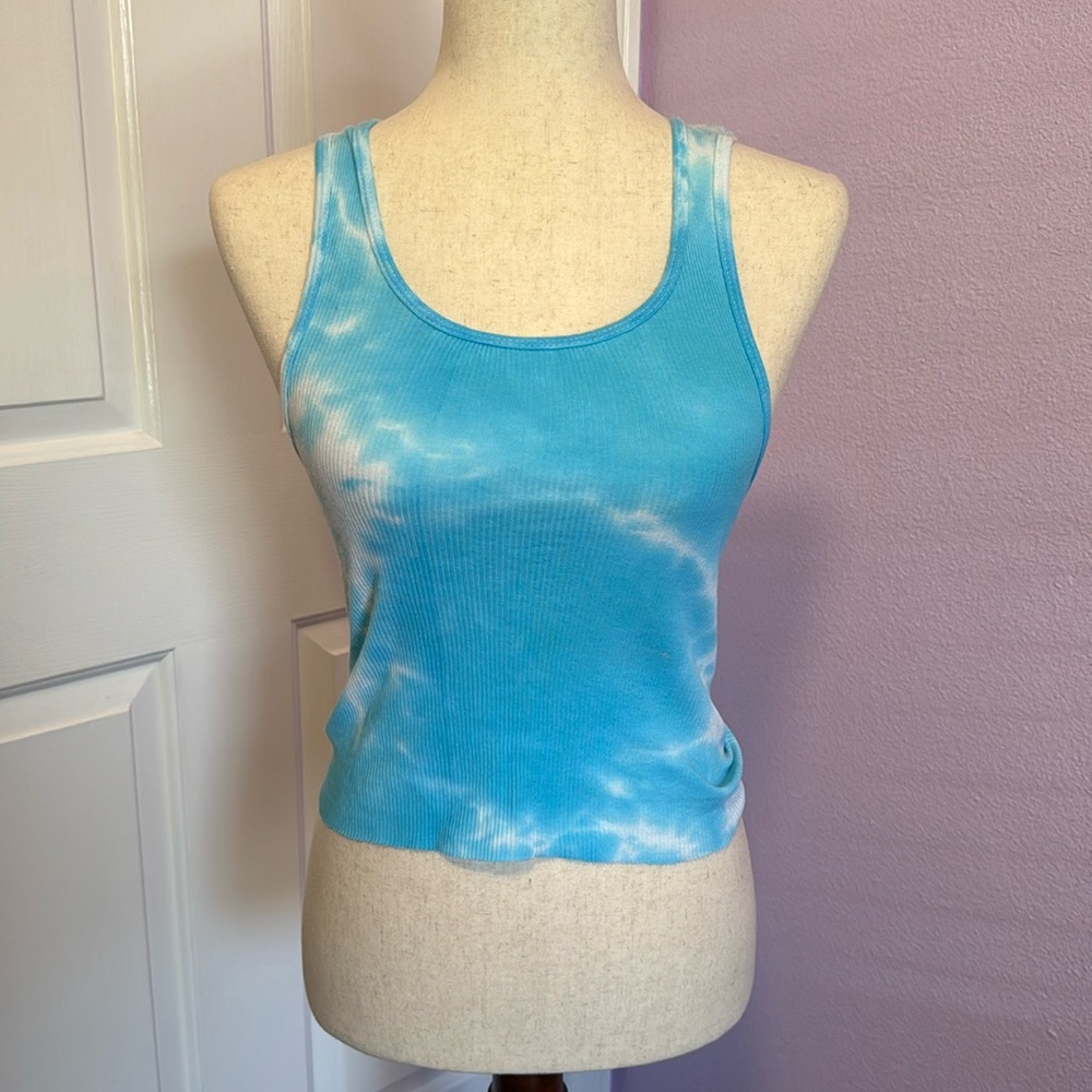 Hand Dyed - Tie Dye 100% cotton Tank Size S